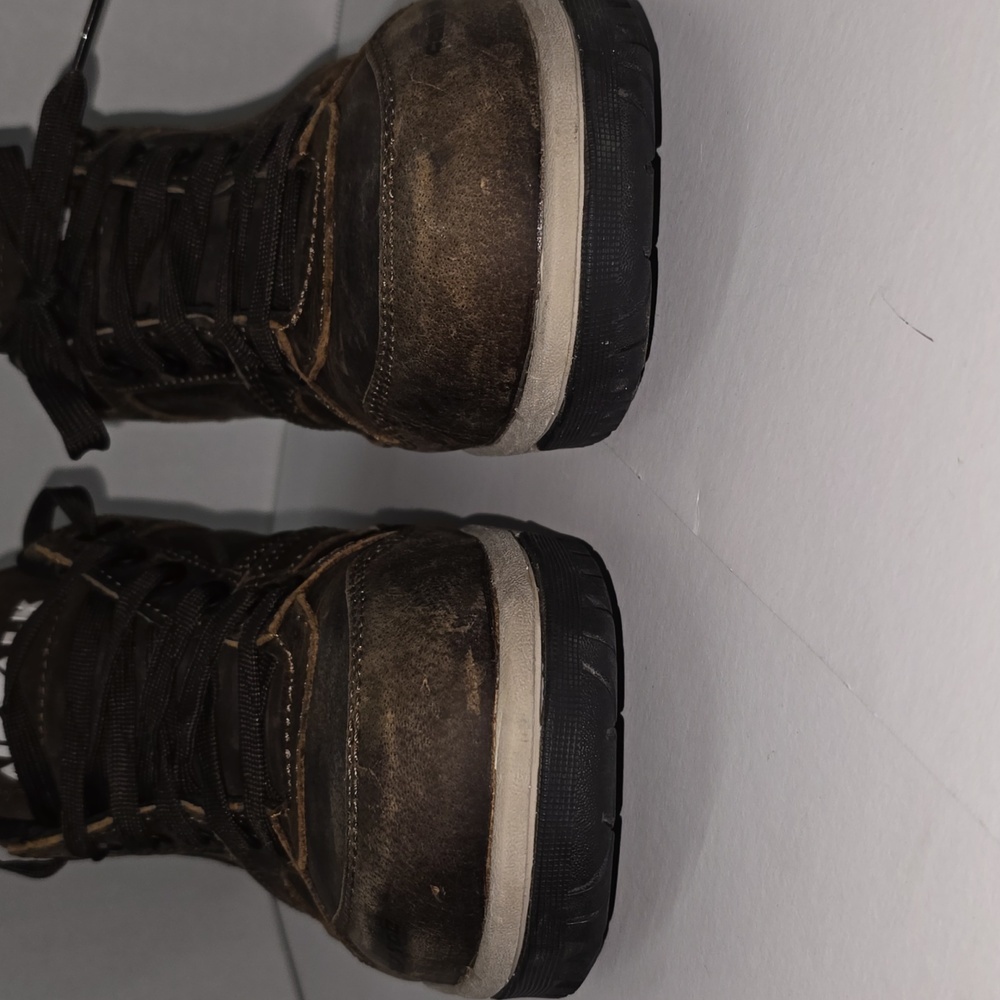 Airwalk Brown Leather Safety Sneakers Composite Toe Mens Size 11.5 - Picture 12 of 15
